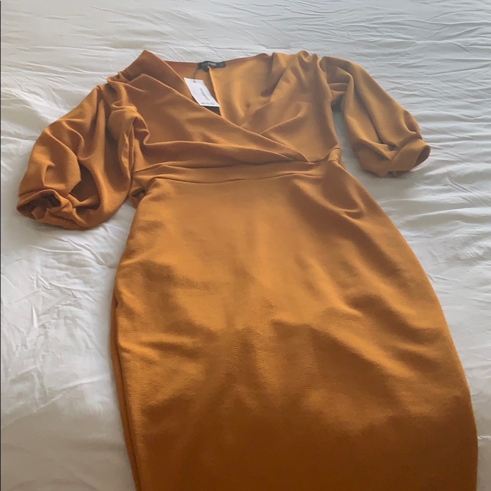 Gold dress